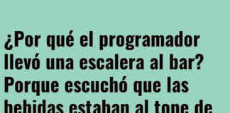 Pilas, happy hour y escaleras: el dilema del programador.