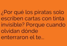 Piratas y la tinta invisible: la X marca al dormilón