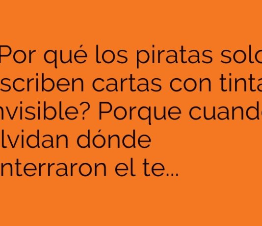 Piratas y la tinta invisible: la X marca al dormilón