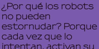 Robots y el dilema del estornudo