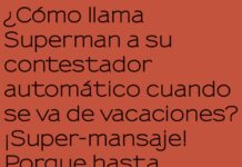 Super-mansaje en Vacaciones