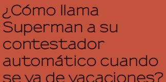 Super-mansaje en Vacaciones
