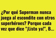 «Superman y el escondite imposible con superhéroes»