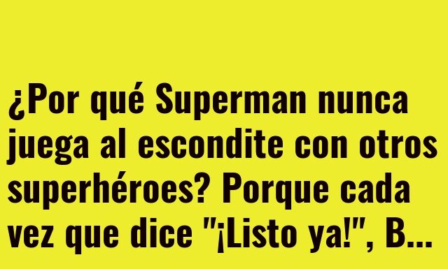 «Superman y el escondite imposible con superhéroes»