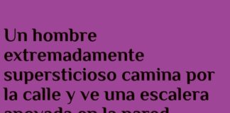 Superstición en la calzada