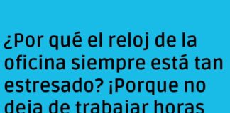 Tiempo en apuros: el reloj agotado de la oficina