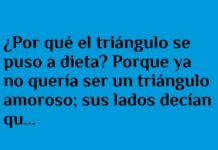 «Triángulo en busca de su figura ideal»