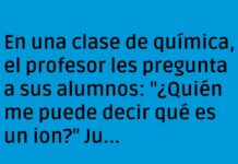 Un ion sin conexión.