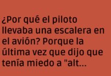 Un piloto que tomó el consejo demasiado en serio