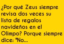Zeus y su lista de rayos navideños