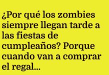 Zombies confundidos en el pasillo de cereales