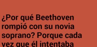 Beethoven y su «si» mayor dilema amoroso.