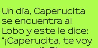 Caperucita y el Lobo: ¡No olvides el postre!
