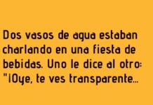 Charla cristalina en la fiesta