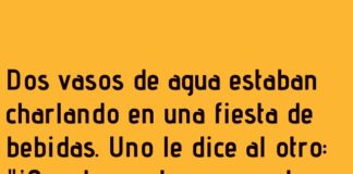 Charla cristalina en la fiesta