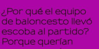 Cuando la escoba protesta: ¡No meto canastas, solo limpio!