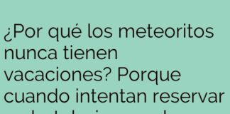 Cuerpos celestes sin descanso