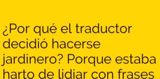 Del gabinete al jardín: El traductor florece