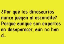 Dinosaurios: expertos en desaparecer, pero no en esconderse.