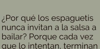 El Caos del Baile de Espaguetis y Salsa