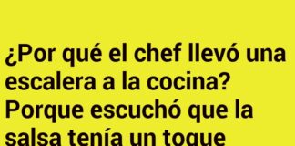 El Chef y la Salsa Elevada