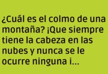 El colmo ingenioso de la montaña.