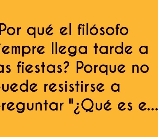 El Dilema Temporal del Filósofo en Fiestas