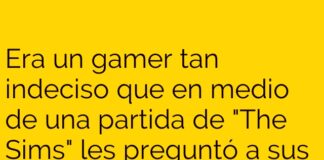 El gamer indeciso y sus Sims confusos