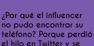 El influencer enredado sin conexión.