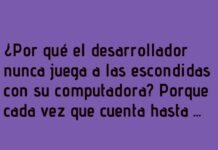 El juego interminable del desarrollador y la computadora