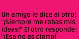 El ladrón de ideas robadas.
