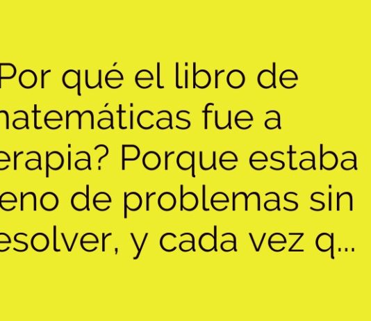 El libro de matemáticas: problemas y silencios