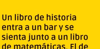 El libro de matemáticas se confiesa.