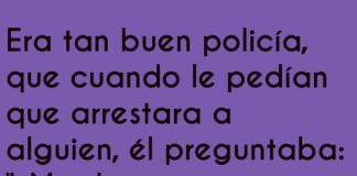 «El policía de las identificaciones con estilo»