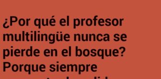 El profesor que habla «árbol-español»