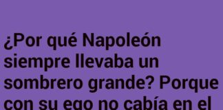 El sombrero inflador de egos de Napoleón