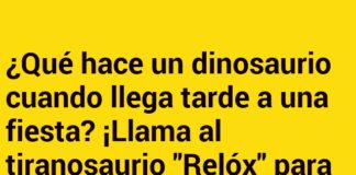 El Tiranosaurio «Relóx» y los Dinosaurios de Sueño