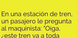 El tren equivocado.