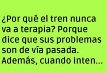 El tren que evade sus emociones.