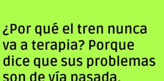 El tren que evade sus emociones.