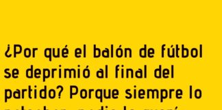 «El triste destino del balón incomprendido»