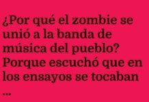 El zombie y sus peculiares «buenas piezas»