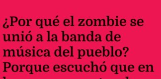 El zombie y sus peculiares «buenas piezas»