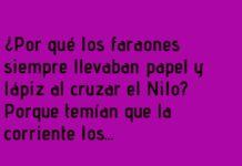 Faraón prevenido: ¡jeroglíficos en el Nilo!