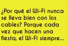 Fiesta Desconectada: El Chiste del Wi-Fi y los Cables