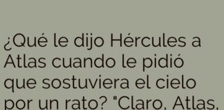 Hércules y el consultor de pesas celestial