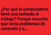 La computadora precavida.