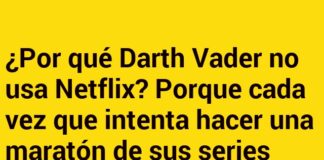 La Fuerza arruina el Netflix de Vader