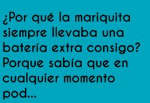 La mariquita con energía de sobra