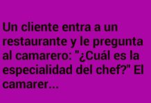 La sorpresa gourmet del chef despistado